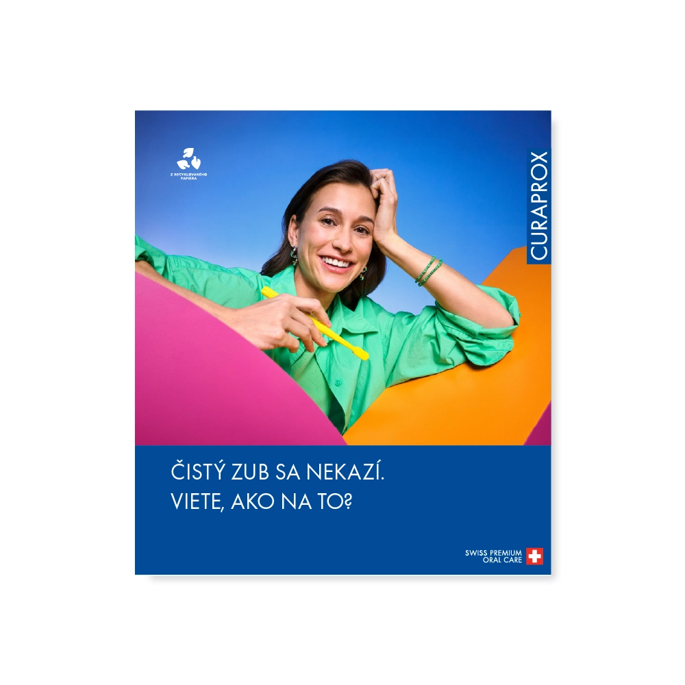Inštruktážny leták - ČISTÝ ZUB SA NEKAZÍ. VIETE AKO NA TO?
